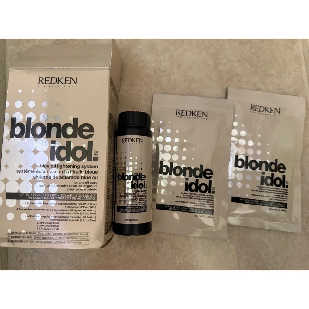 Redken Blonde Idol Blue Oil Lightening System 2 Applications hair care